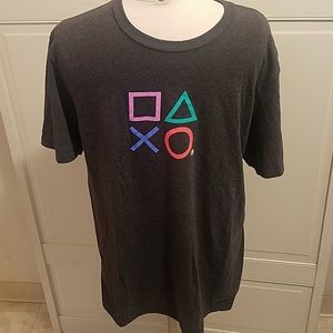✅Sony Playstation Tshirt Large Gray men's